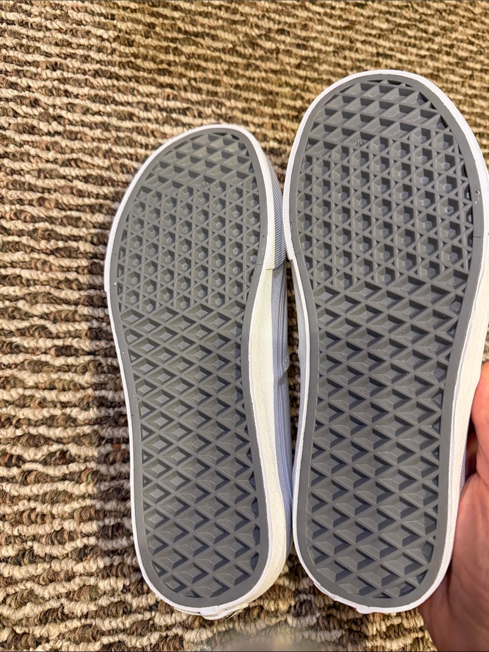 Vans White Canvas Low-Top Sneakers - Picture 3 of 7